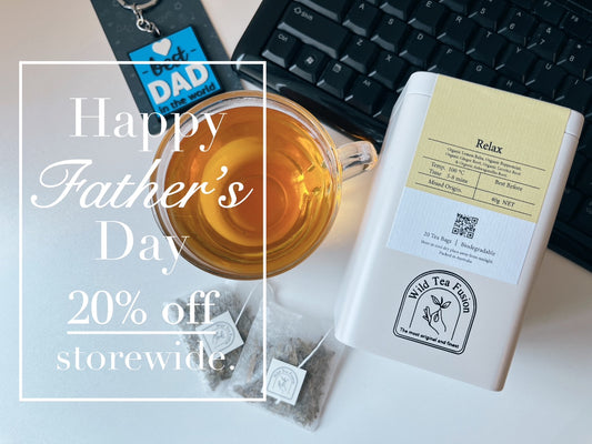 Father's Day 20% off storewide.